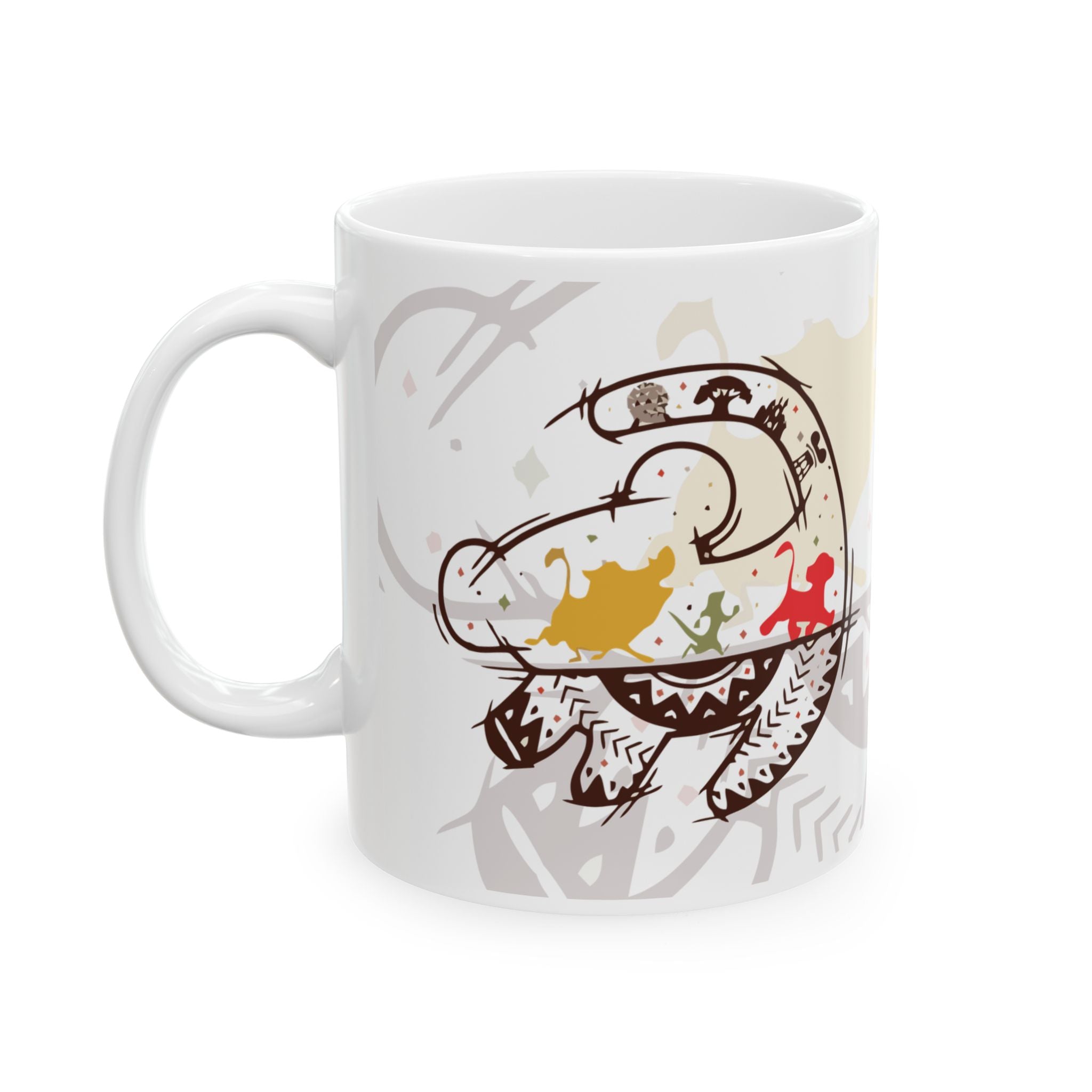 Disney The Lion King Mug - 11 oz Coffee Cup for Lion King Fans-  Disney Lion King Cup- Disney-Inspired Mug - 11oz Ceramic Mug