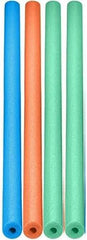 Lot of 4 Pool Noodles 48" Foam Cylinders for Swimming & Crafts