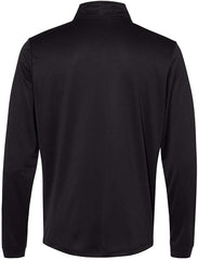 Adidas Mens Lightweight Quarter-Zip Pullover (A401) - Black, Large