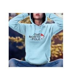 The NORTH Pole Merry Christmas Hoodie for Women & Girls