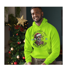 Ho Ho Holy Sh*t Skeleton Christmas & New Year Hoodie