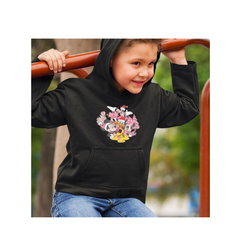 Merry Christmas 90s Style Hoodie for Kids, Boys & Girls