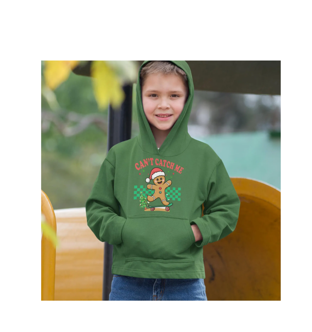 Cannot Catch Me Gingerbread Boys Christmas Hoodie