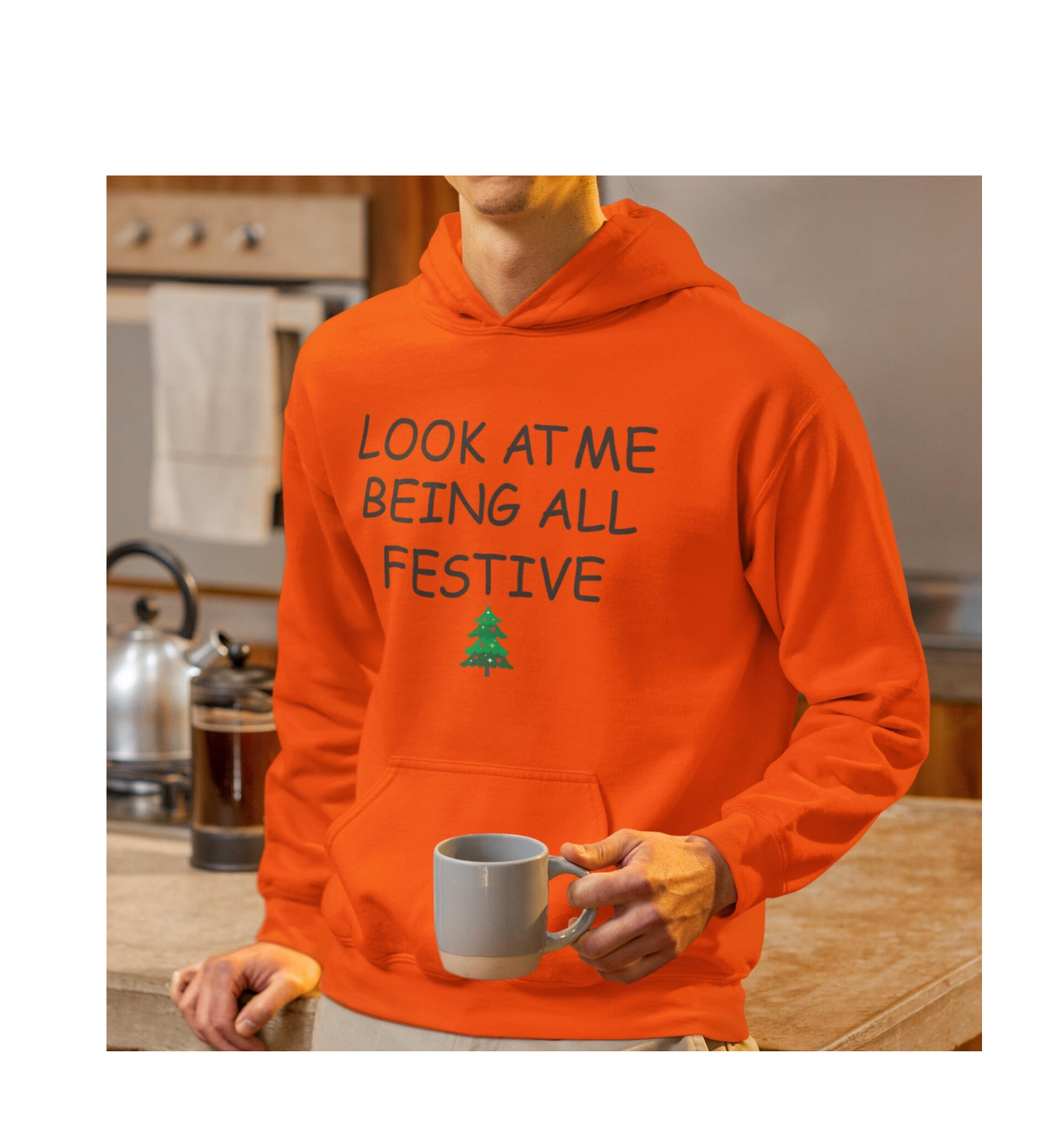 Funny Sarcastic Christmas Hoodie - Festive Holiday Humor