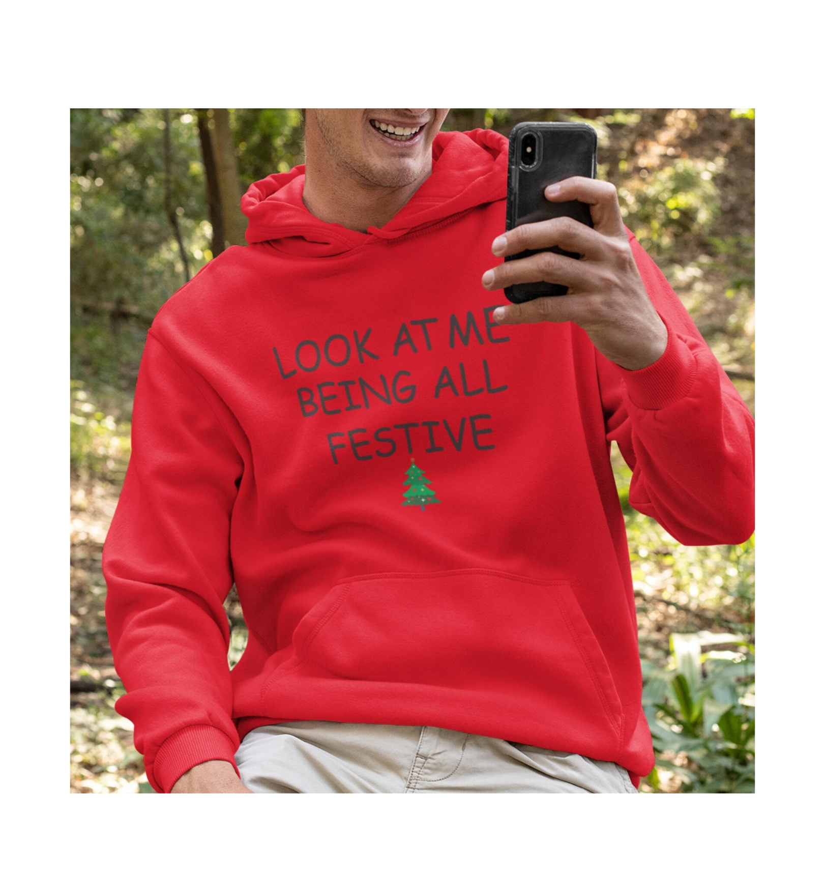 Funny Sarcastic Christmas Hoodie - Festive Holiday Humor