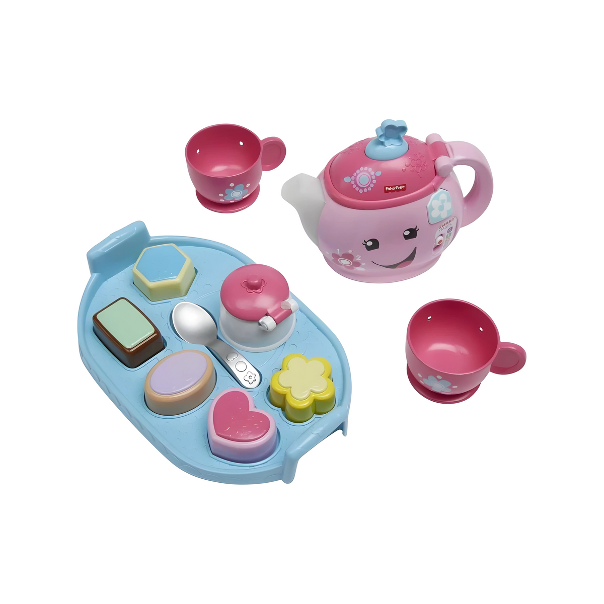 Fisher-Price Toddler Toy Laugh & Learn Sweet Manners Tea Set for Kids Ages 18+ Months