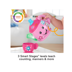 Fisher-Price Toddler Toy Laugh & Learn Sweet Manners Tea Set for Kids Ages 18+ Months