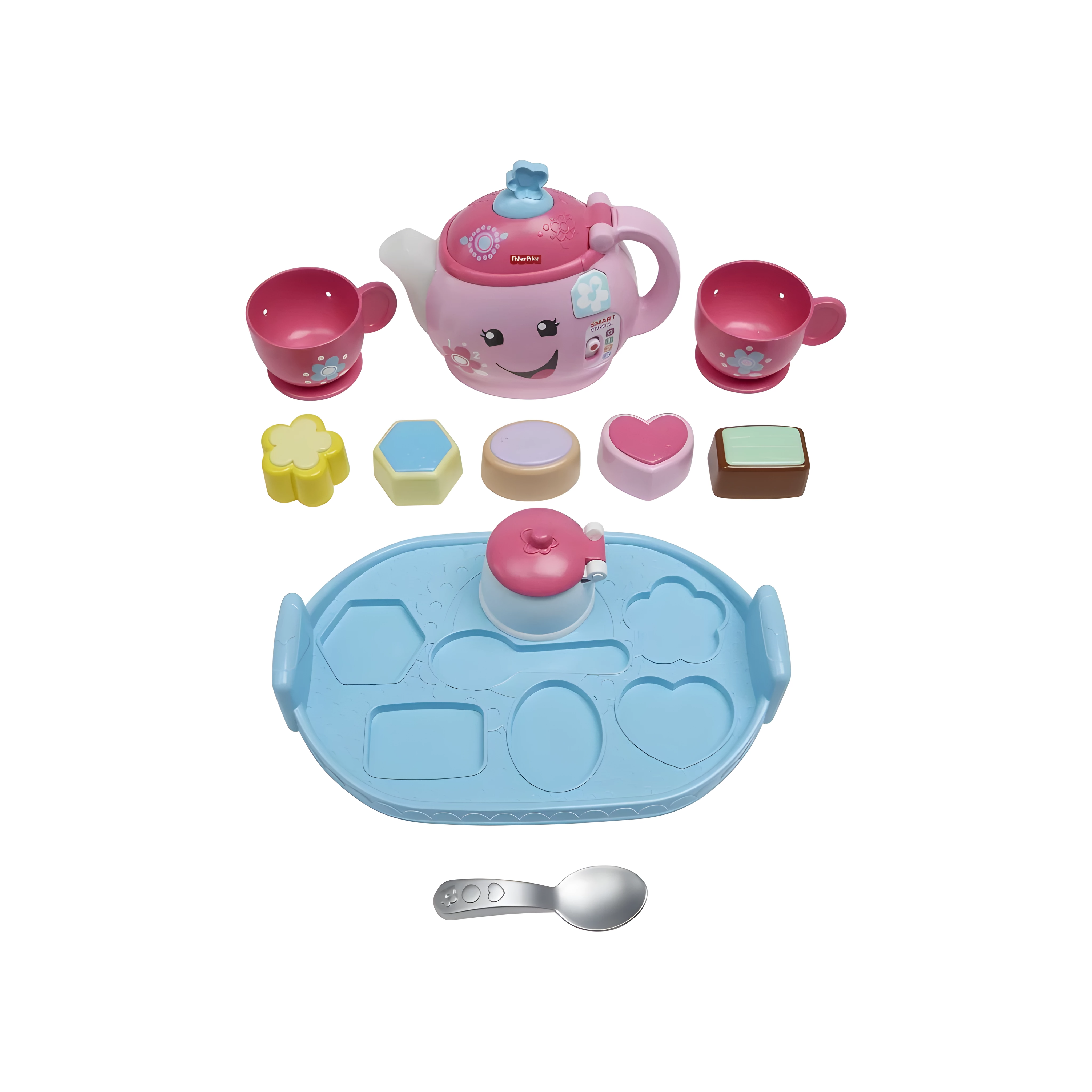 Fisher-Price Toddler Toy Laugh & Learn Sweet Manners Tea Set for Kids Ages 18+ Months