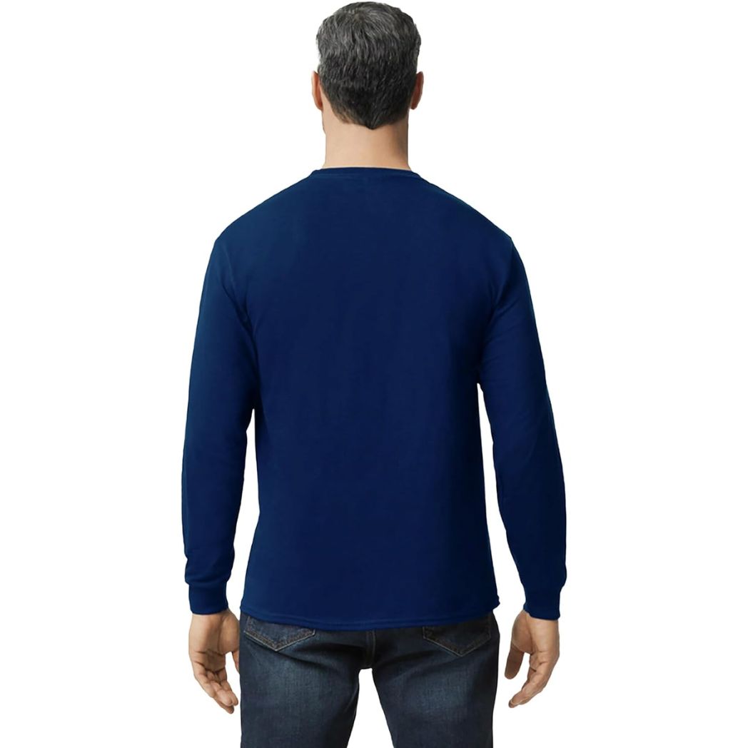 Gildan Adult Heavy Cotton Long Sleeve T-Shirt, Style G5400, 2-Pack