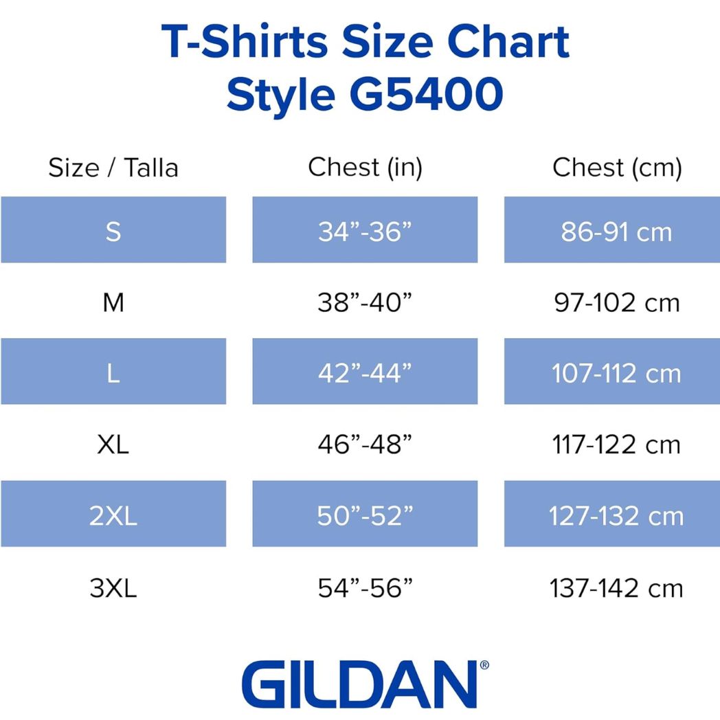 Gildan Adult Heavy Cotton Long Sleeve T-Shirt, Style G5400, 2-Pack