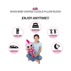 LOL Surprise Show Baby Plush Cuddle Pillow Buddy