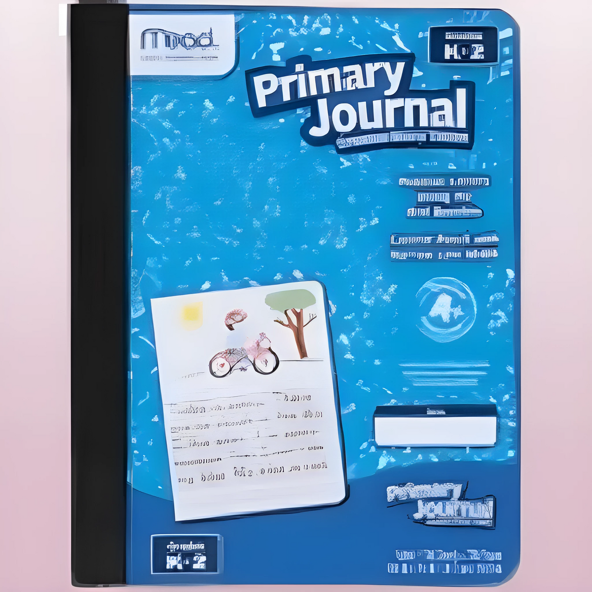 Mead K-2 Classroom Primary Journal 100 Sheets - 7 1/2" x 9 4/5" - Assorted Cover - 1 Each