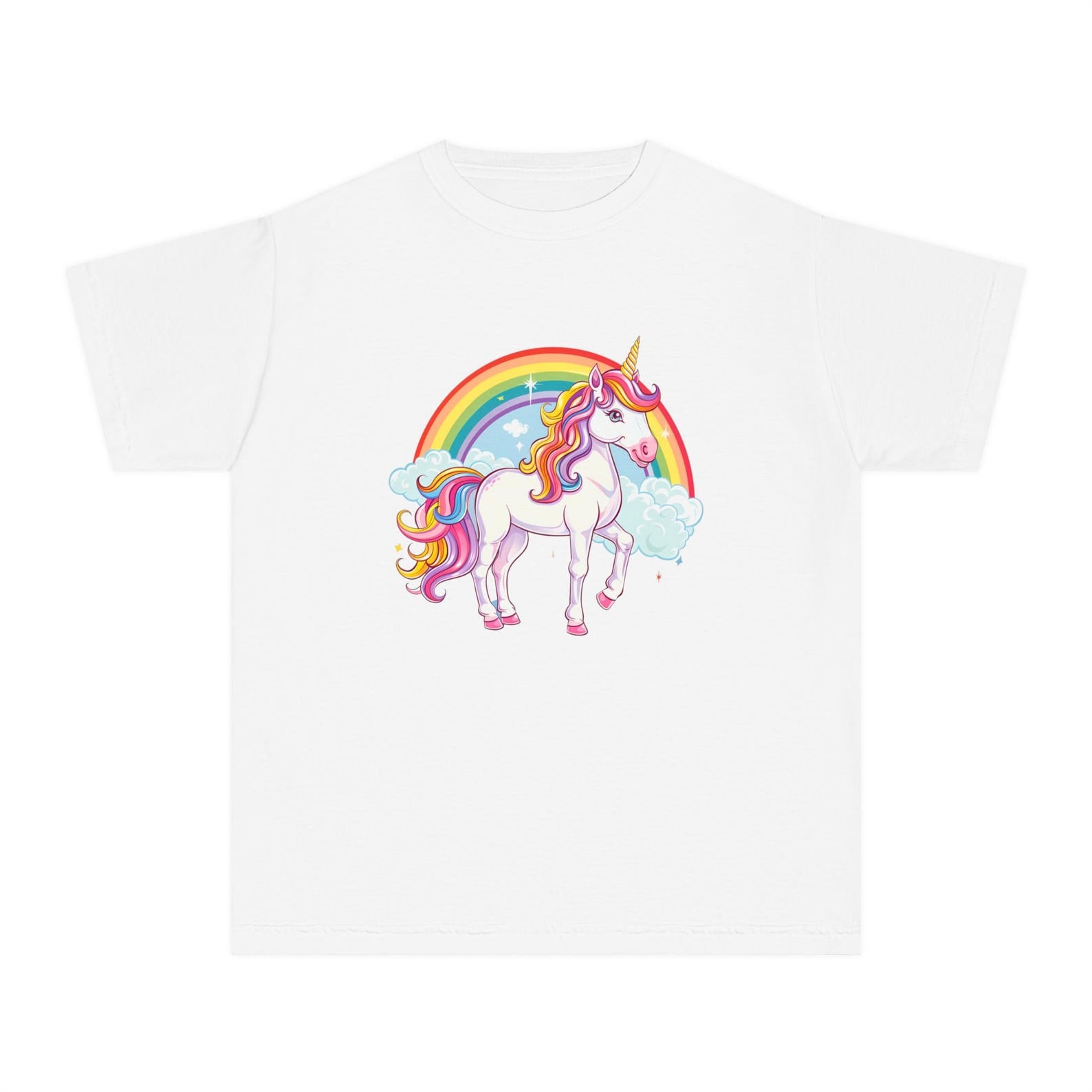 Magical Rainbow and Unicorn T-shirt for Kids - Youth Midweight Tee