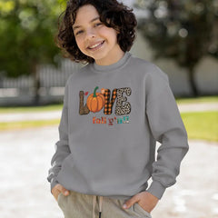 Kids Thanksgiving Crewneck Sweatshirt