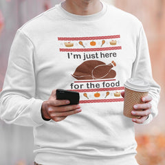 Funny Thanksgiving Crewneck Sweatshirt for Men - Comfort Colors